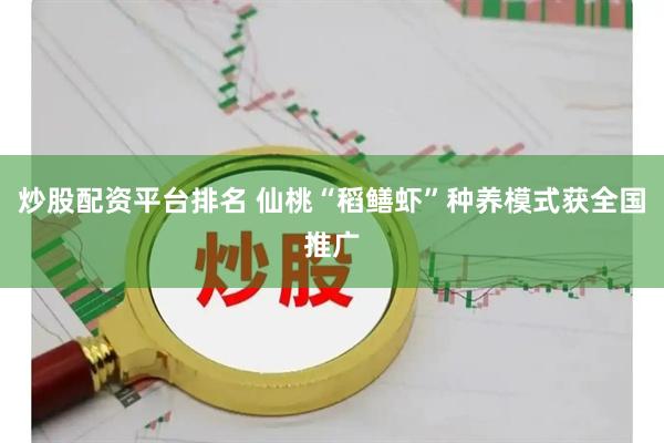 炒股配资平台排名 仙桃“稻鳝虾”种养模式获全国推广